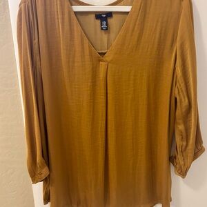 Gap Women's Gold/Mustard Blouse